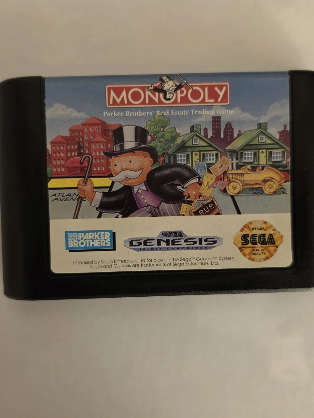 Sega Genesis 1991 Monopoly Game Only
